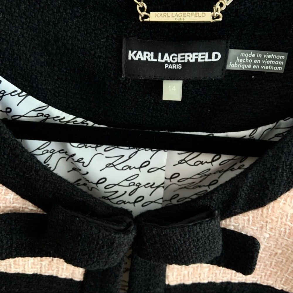 Chanel-style Karl Lagerfeld blazer, gently worn - Picture 5 of 5